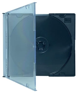 SLIM Black CD Jewel Cases Lot - Afbeelding 1 van 4