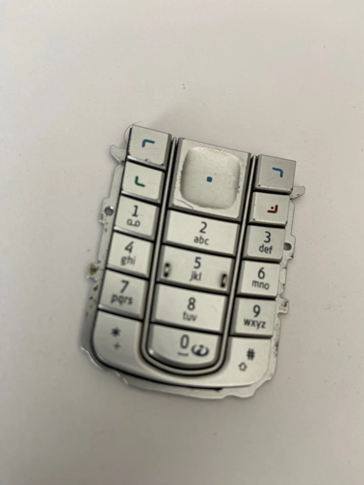 Teclado Original Nokia 6230 en Plata Original NOKIA Pieza en Muy Buen Estado Foto 1 de 1