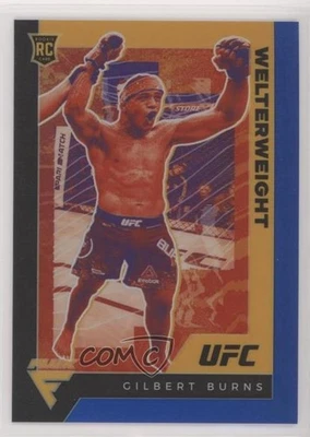 2021 Panini Chronicles UFC Flux Blue /99 Gilbert Burns #249 Rookie RC - Image 1 of 2