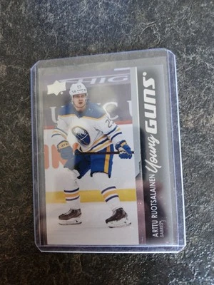 2021-22 Upper Deck Series 1 Young Guns Arttu Ruotsalainen YG RC Card# 221 - Image 1 of 2