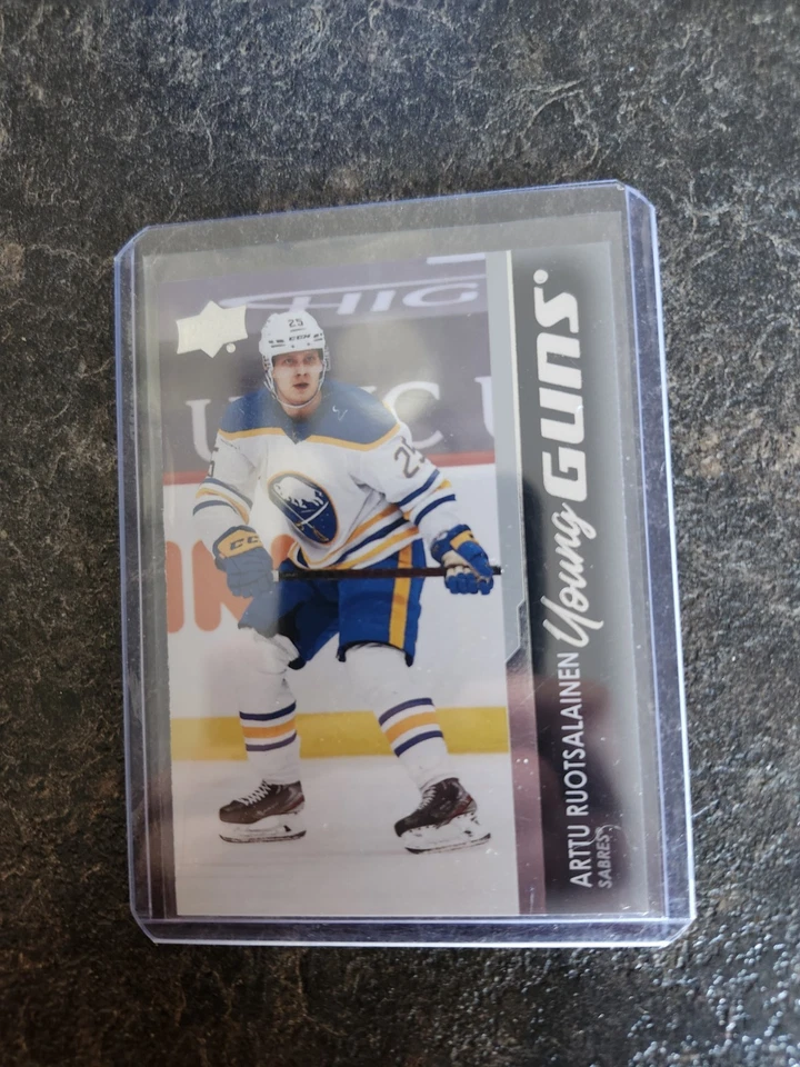 2021-22 Upper Deck Series 1 Young Guns Arttu Ruotsalainen YG RC Card# 221 - Image 1 of 2