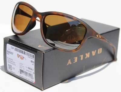 OAKLEY She's Unstoppable POLARIZED Sunglasses Tortoise/Tungsten Iridium NEW - Image 1 of 4