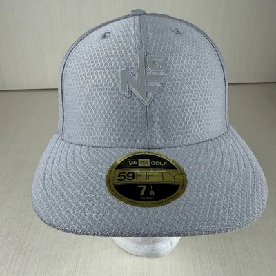 New Era Golf Pro 59FIFTY Fitted Hat Cap Gray Size 7 1/8 New - Image 1 of 4