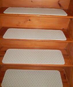 13 Step  9" x 30"  Stair Treads Staircase WOVEN WOOL .