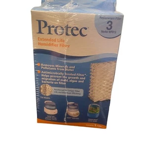 Protec Extended Life humidifier Filter 3 Pack NEW UnOpened Model WF813 - Picture 1 of 3