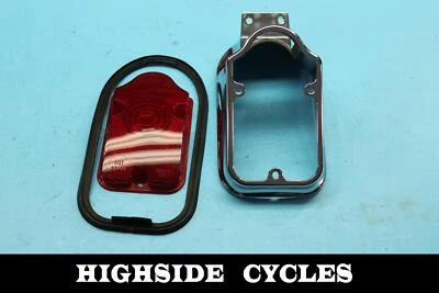 1350 08 HARLEY-DAVIDSON SOFTAIL CROMADO CAIXA DA LANTERNA TRASEIRA DO FREIO - Imagem 1 de 4