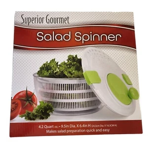 Manual Salad Spinner 3pcs  4.2 Quart - Picture 1 of 13