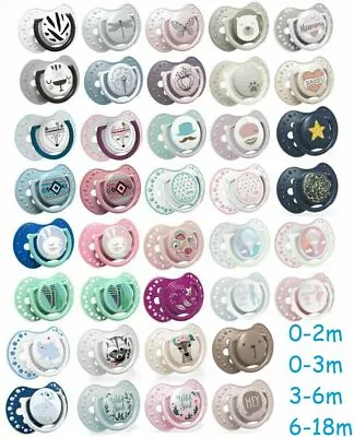 LOVI 2X Baby Silicone Soother Pacifier Orthodontic Dynamic Soother MIX DESIGN UK • 9.95£