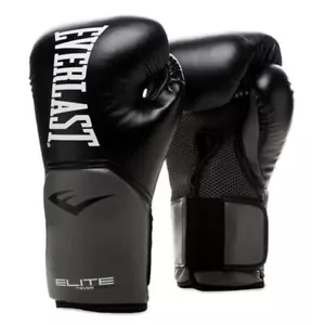 Everlast Pro Styling Elite Training Gloves 14 OZ Black/Grey - Picture 1 of 1