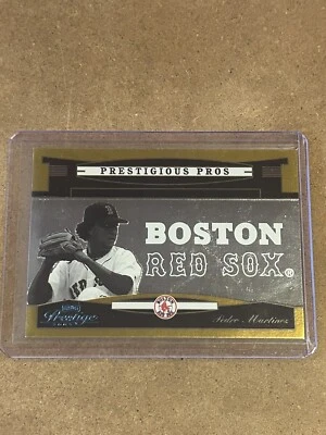 2005 Playoff Prestige Pedro Martinez #PP-45 Prestigious Pros Gold  /50 B3 - Image 1 of 2