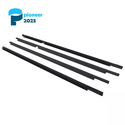 4 piezas de correas de sellado de puertas delanteras y traseras para Toyota Land Cruiser J200 2007-2016 Foto 1 de 4