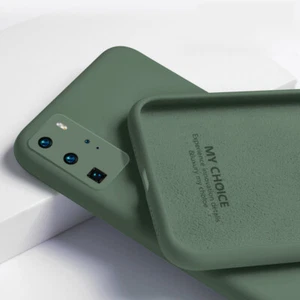 For Huawei P40 Pro P30 P20 Lite Mate 20 30 Lite Liquid Silicone Case Soft Cover - Picture 1 of 28