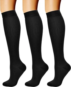 Compression Socks for Women & Men 15-20 mmHg Support for Running & Cycling - Picture 1 of 11