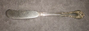 Alvin STERLING SILVER 1940 Flatware CHATEAU ROSE Butter Knife 5.5" * 25 grams - Picture 1 of 7