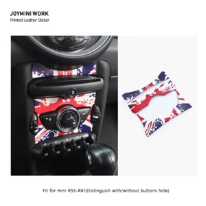 PU Cigarette Console Panel Lighter Cover Trim Sticker for MINI COOPER R55-R61 T - Imagen 1 de 8