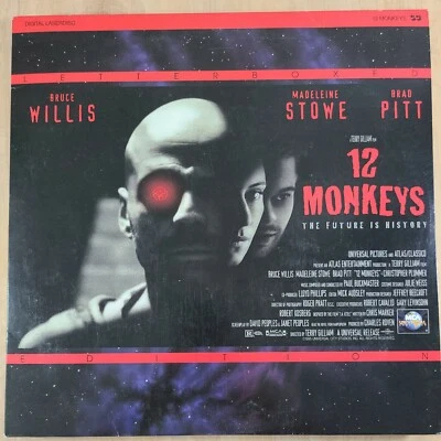 12 Monkeys  Letterboxed Edition (Laserdisc, 1996) 2 discs Foto 1 de 4