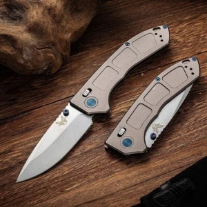 2024 New Product aluminum handle axis lock utility tactical pocket knife folding - Picture 1 of 7