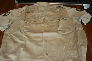US Army Khaki SS Shirt 15-15 1/2 Specialist E4 Golden Eagle - Picture 1 of 3
