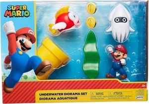 SUPER MARIO Diorama Set SUBMARINO Con 2 Figuras Con Accesorios Jakks Pacific - Imagen 1 de 4