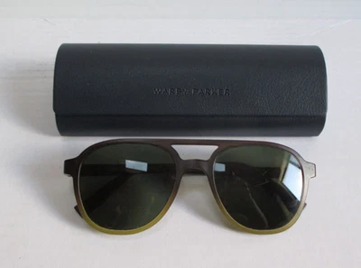 Warby Parker Fielder W 128 Aviator Two Tone Sunglasses Made in Italy - Image 1 of 4