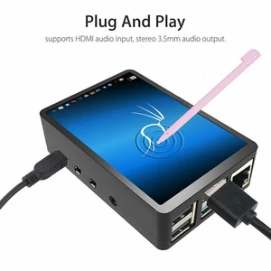 3,5" Touchscreen Display 320 * 480 mit Hülle Touch Pen für Raspberry Pi 4 US - Bild 1 von 8