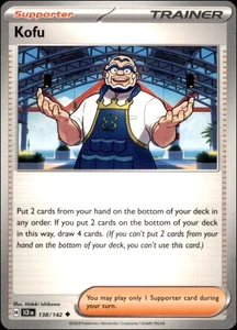 Pokemon - 2x Kofu #138/142 - SV07: Stellar Crown Uncommon - Bild 1 von 2