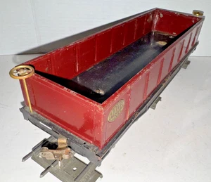 LIONEL PREWAR STANDARD GAUGE 212 MAROON GONDOLA CAR - Picture 1 of 7
