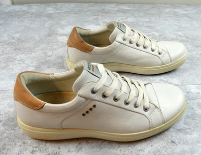 ECCO Shoe Mens 44 Extra Wide White Spikeless Golf Shoe Comfort Athletic 10.5 USA - Image 1 of 4