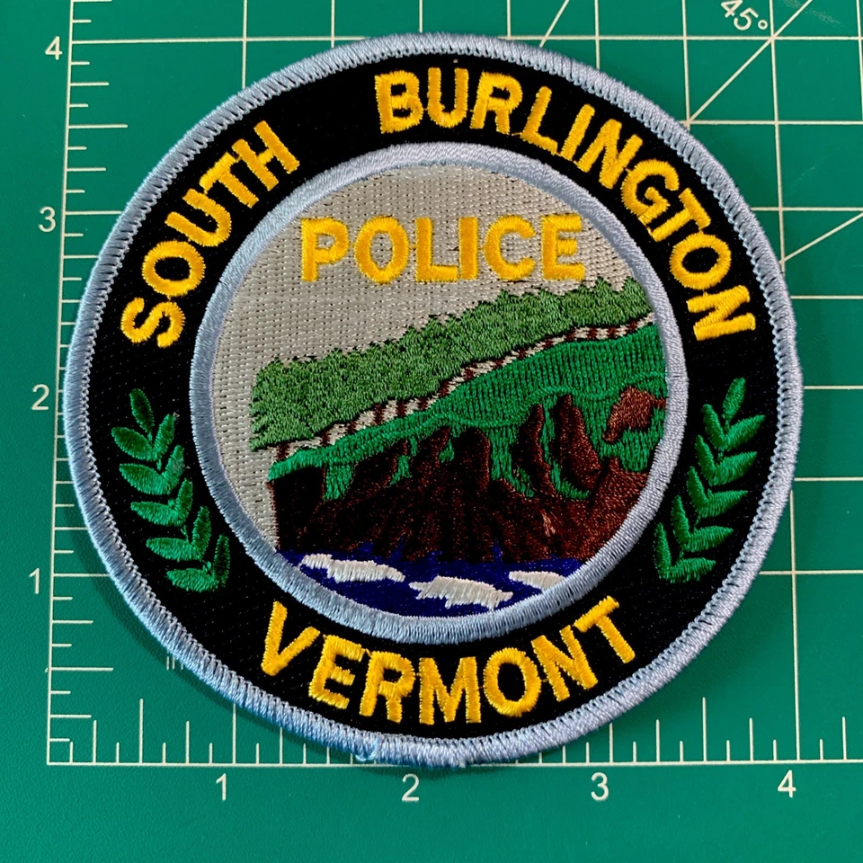 Vintage Obsolete Police Patch South Burlington Vermont 2B - Image 1 of 1