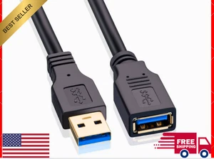 USB Extension Cable is compatible with USB Keyboard, Flash Drive, Printer, etc. - Picture 1 of 24