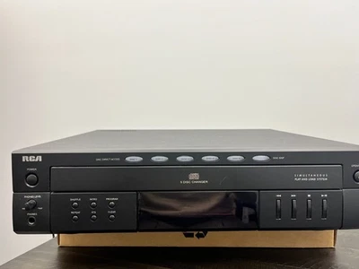 RCA RP-8075RS 5 Disc Carousel CD Player Changer Simultaneous Play & Load w/ RCA - Image 1 of 3