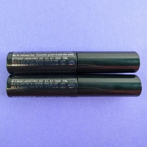 Lot of 2 Clinique High Impact Mascara 01 Black 0.14oz 3.5ml Each New Makeup - Picture 1 of 4