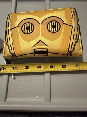 Cartera exclusiva Loungefly Star Wars C-3PO 2022 Anaheim Celebration 3cpo Foto 1 de 4