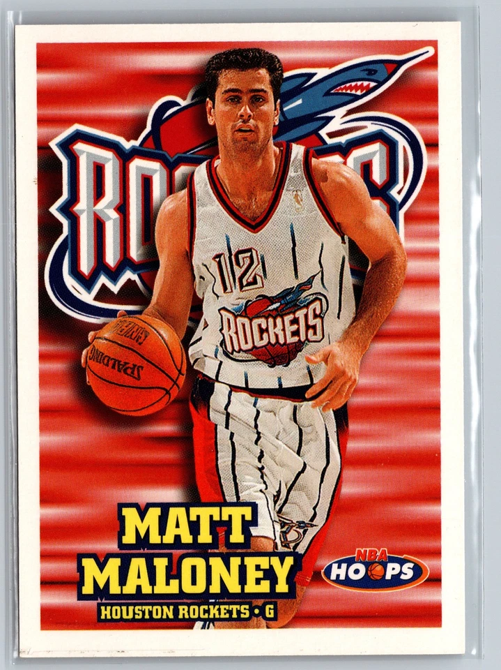 1997-98 Hoops #61 Matt Maloney Houston Rockets - Image 1 of 2