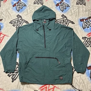 L.L.Bean Windbreaker Pullover mit Kapuze Herren L Jacke - Bild 1 von 5