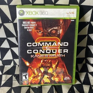 Command & Conquer 3: Kane's Wrath (Xbox 360, 2008) Complete With Manual - Picture 1 of 7