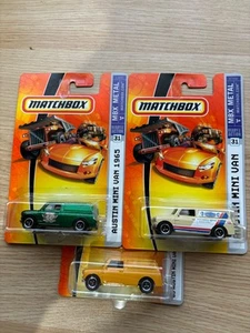 Matchbox Mini Van Collection of 3 No.2 - Picture 1 of 1