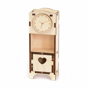 Standuhr aus Holz für unsere Puppenhäuser – Kreativ-Set   - Picture 1 of 4