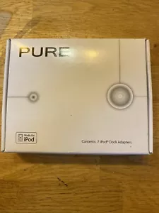 PURE 7 IPOD DOCK ADAPTORS NEW Only Opened To Look Inside !! - Picture 1 of 7