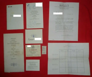 Lot Alfa Romeo Renault Mondial Salone Internazionale Automobile 1959 Paris - Bild 1 von 4