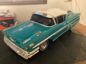 '58 Chevy Impala Lowrider Magazine Model RC Car Radio Shack No Box No Remote - Picture 1 of 12
