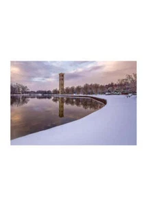 Modernes Poster Wandeinrichtung Druck Winterlandschaft Hochwertiger Druck - Bild 1 von 30