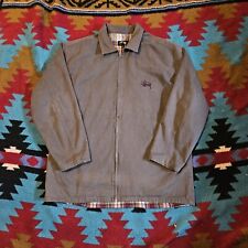 Very Rare 90s Vintage Stussy Green/Purple Jacket Mens Size Extra Large
