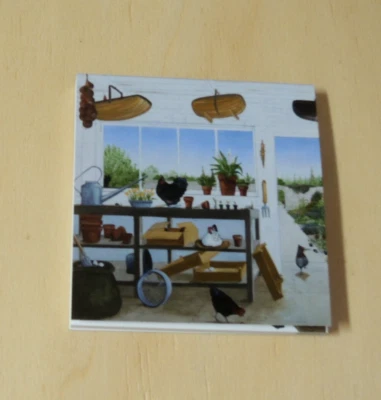 Garten (2 ) Utensilien  1x Klebezettel Haftnotizen 50 Blatt Notizzettel Hühner - Bild 1 von 3