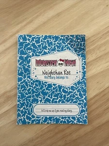 Monster High Neighthan Rot Doll Diary Freaky Fusions Booklet 2014 Mattel - Picture 1 of 2