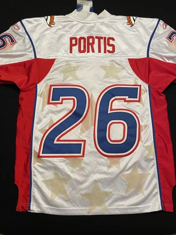 NWT Clinton Portis Reebok 2004 Pro Bowl NFL Authentic DENVER Jersey Men's XL Cover
