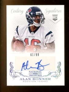 2013 Panini National Treasures Rookie Signatures Alan Bonner #/99 #243  🏈 Auto - Picture 1 of 1