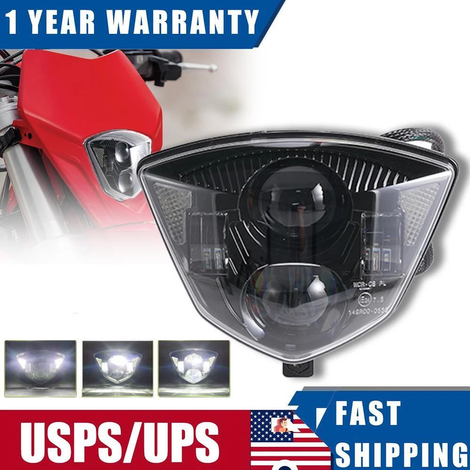 LED Headlight Lamp Assembly with DRLs For GASGAS EC 250 250F 300 350F 2021-2023 - Image 1 of 4