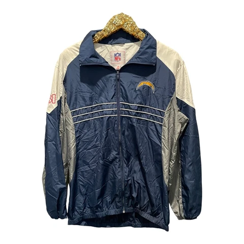 Vintage NFL brand, "San Diego Chargers + SI" windbreaker jacket in Large Cover