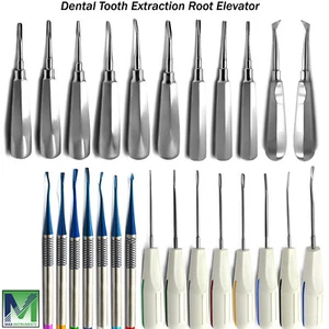 Dental Tooth Extraction Extracting Luxating Root Tip Elevator Implant Surgical - Picture 1 of 72